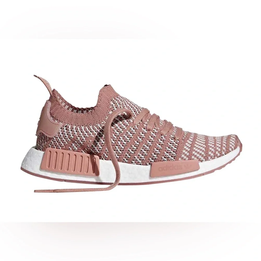 Adidas NMD PR1 Primeknit Sneakers Ash Pink Womens Size 8
